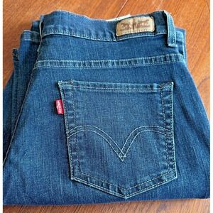 Levis 512 Perfectly Slimming Bootcut Jeans Womens 12M Blue Medium Wash western